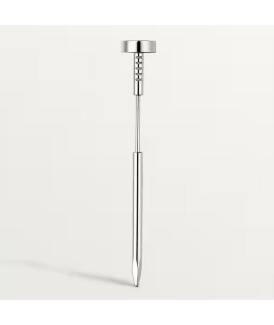 CARTIER Серебряная брошь из белого золота, фото 7