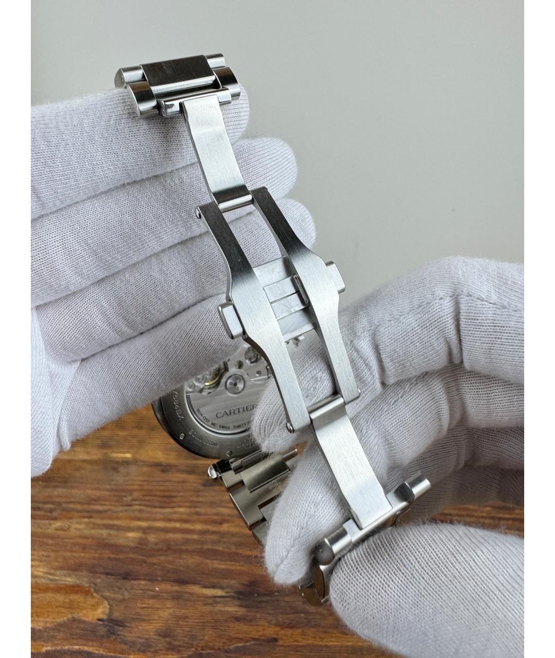 CARTIER Белые часы, фото 9