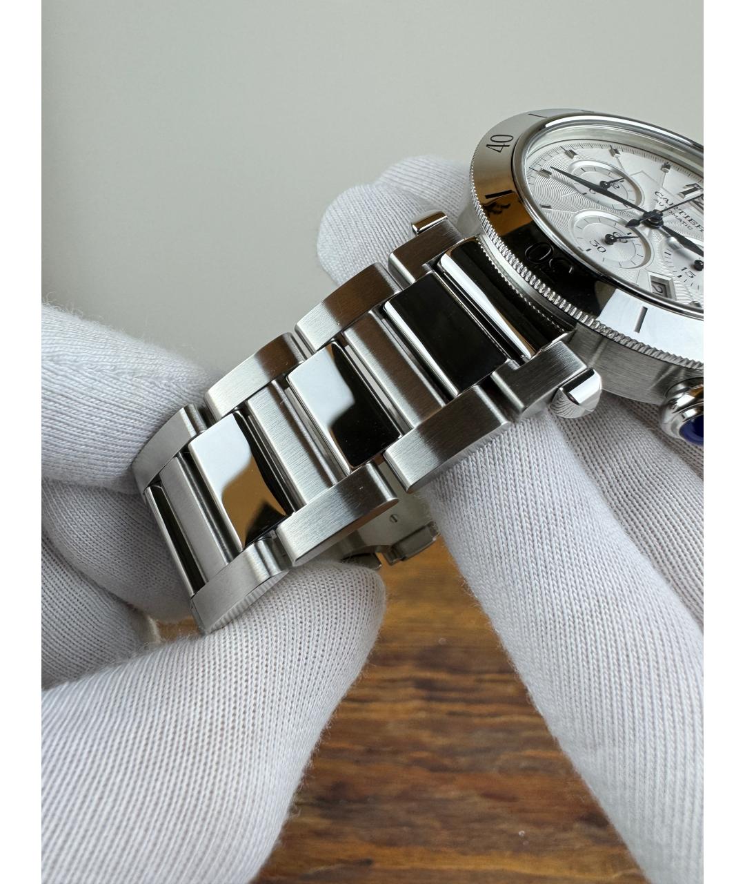 CARTIER Белые часы, фото 6