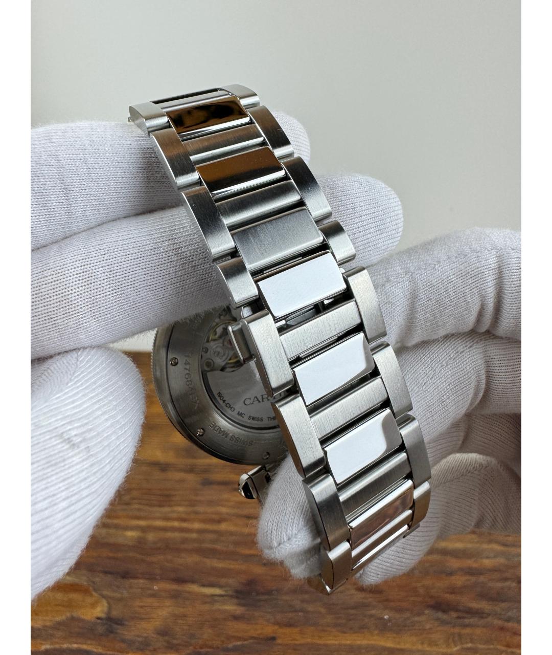 CARTIER Белые часы, фото 7