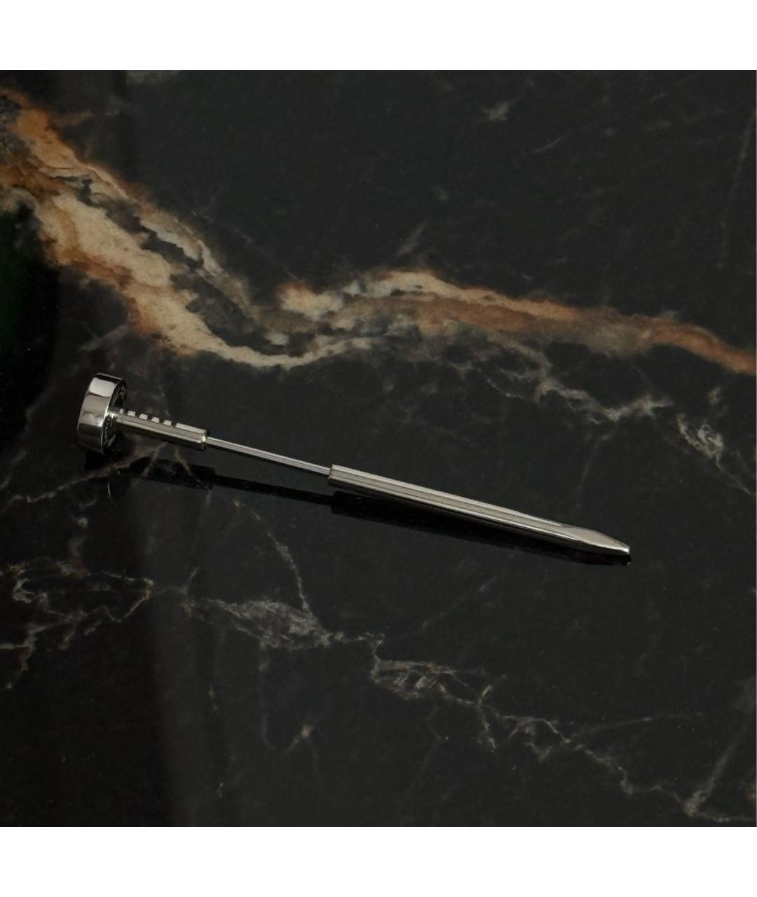 CARTIER Серебряные запонки из белого золота, фото 3