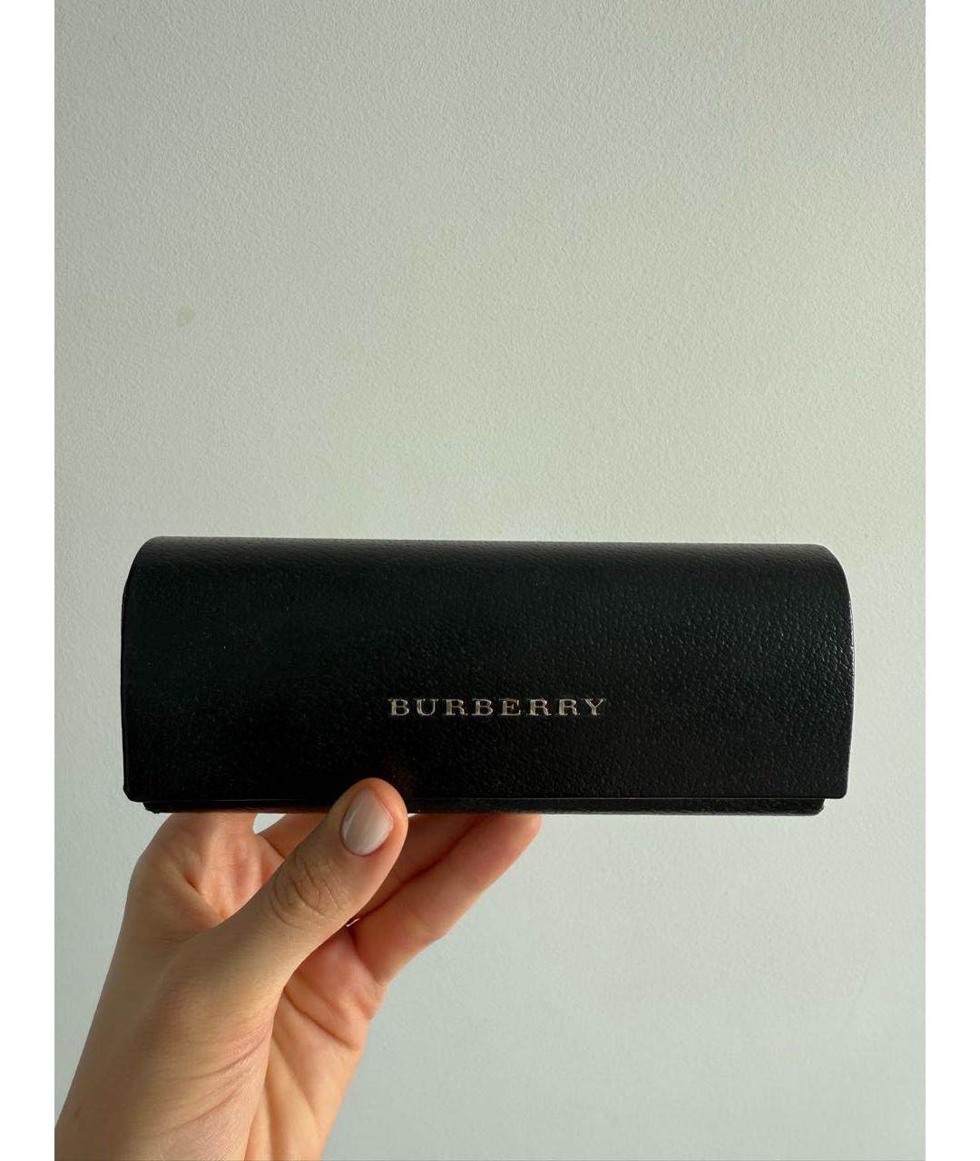 BURBERRY Белые металлические солнцезащитные очки, фото 4