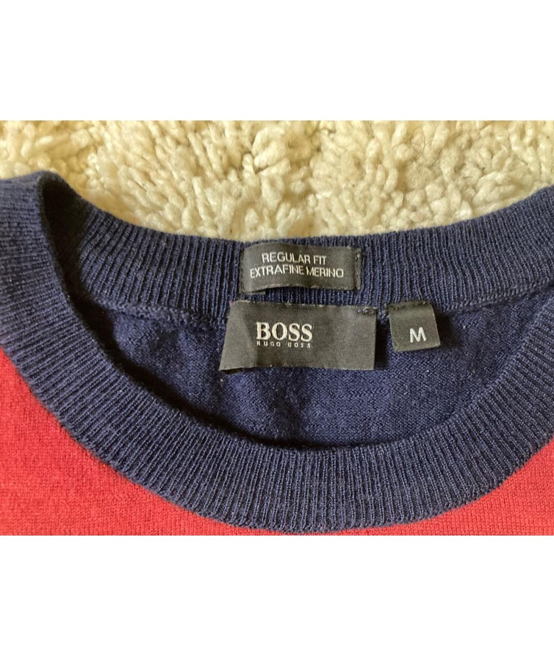 HUGO BOSS Мульти шерстяной джемпер / свитер, фото 3