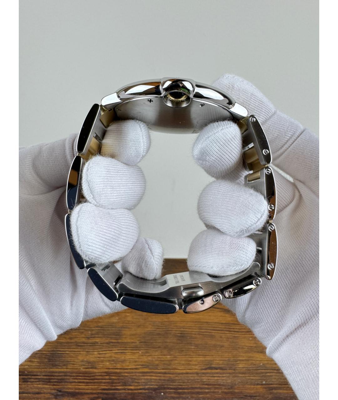 CARTIER Белые часы из желтого золота, фото 8