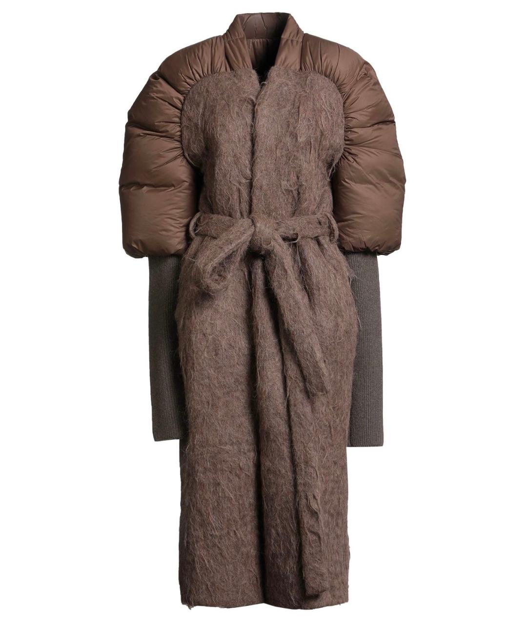 RICK OWENS Коричневое пальто, фото 4