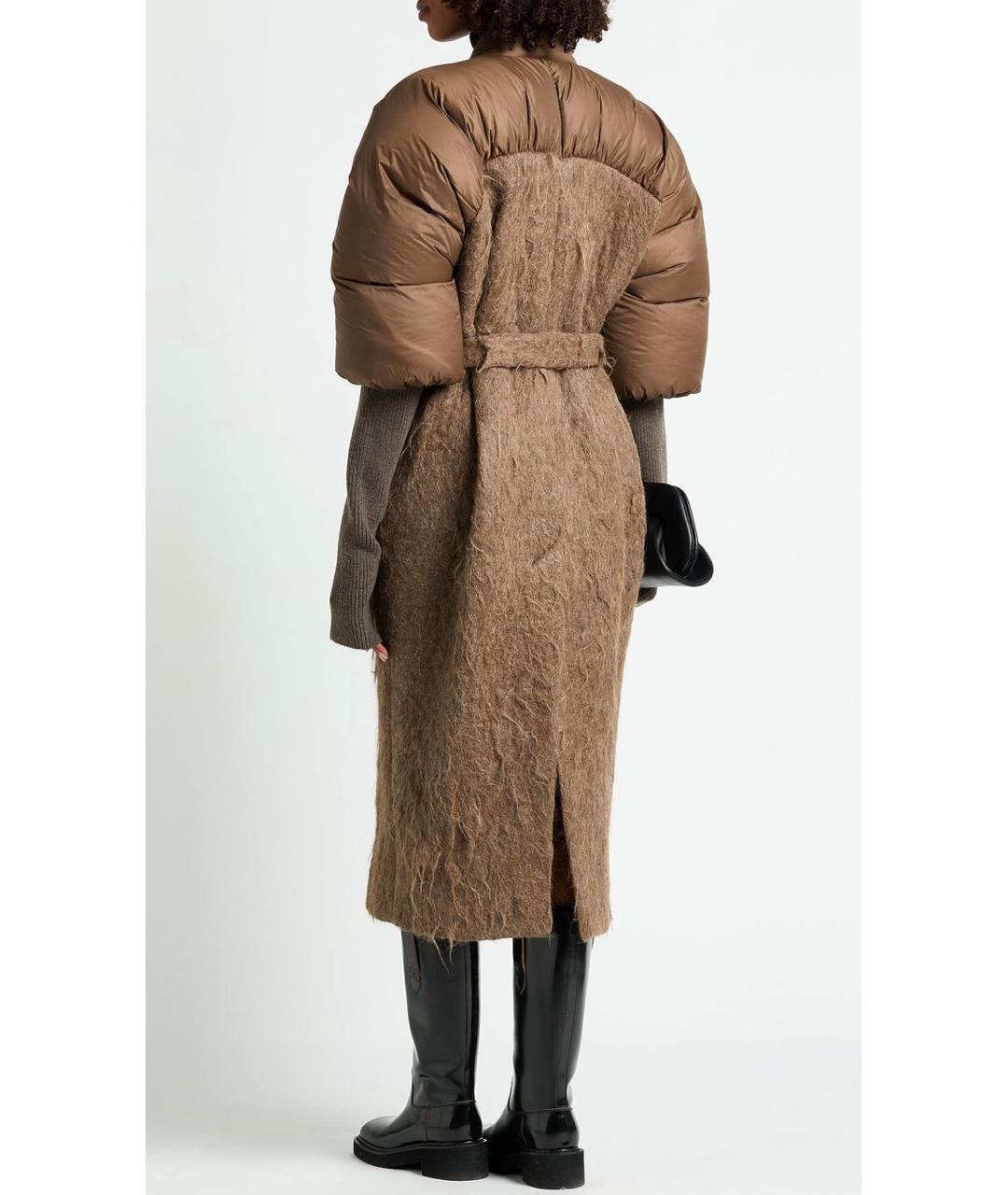 RICK OWENS Коричневое пальто, фото 3