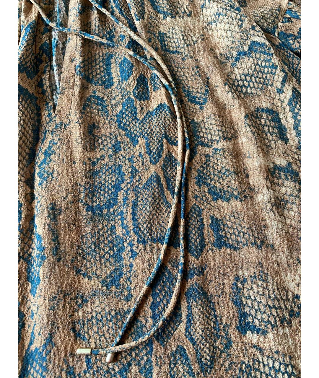 ESCADA Коричневая шелковая блузы, фото 6