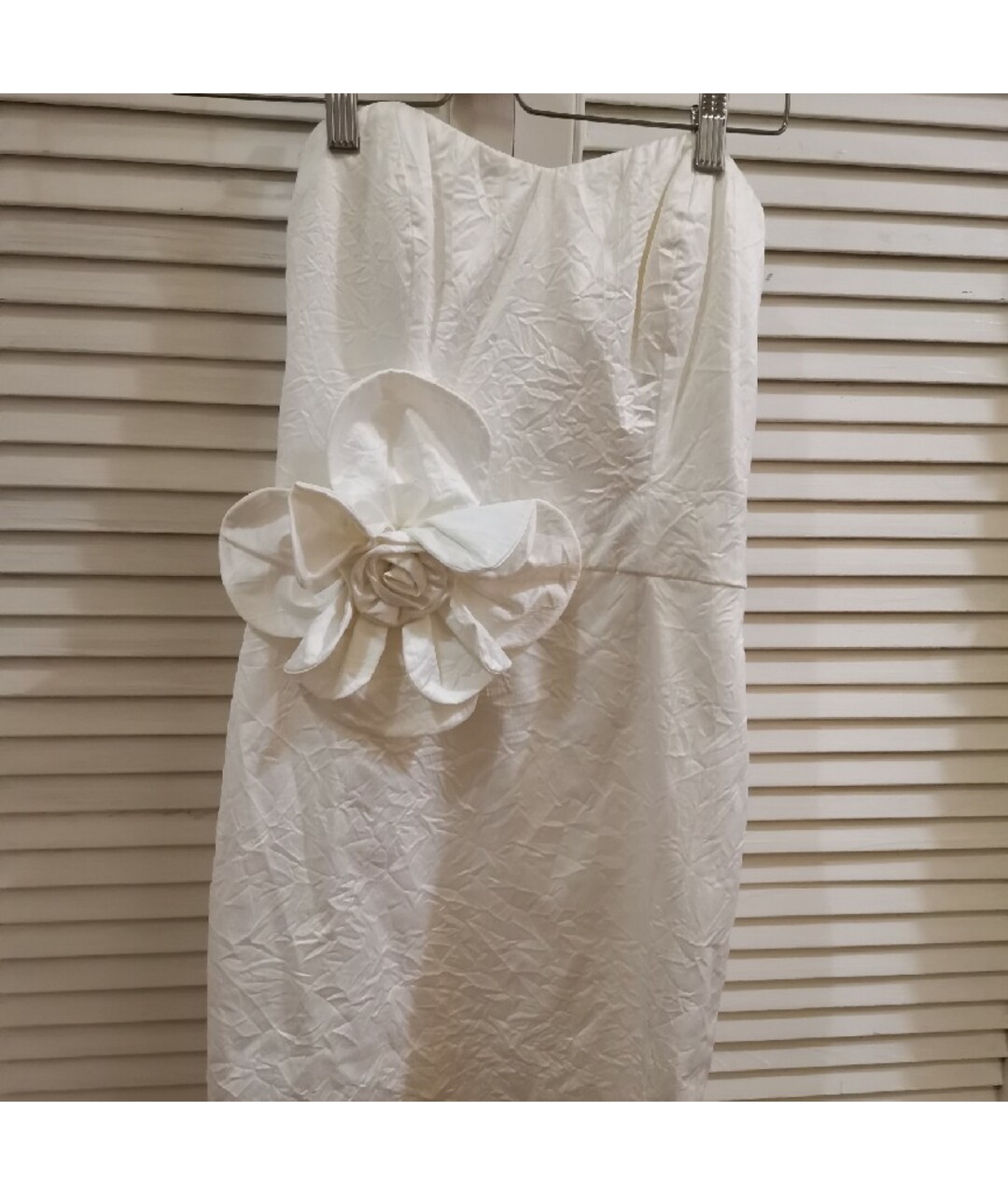 BADGLEY MISCHKA Белое шелковое коктейльное платье, фото 6
