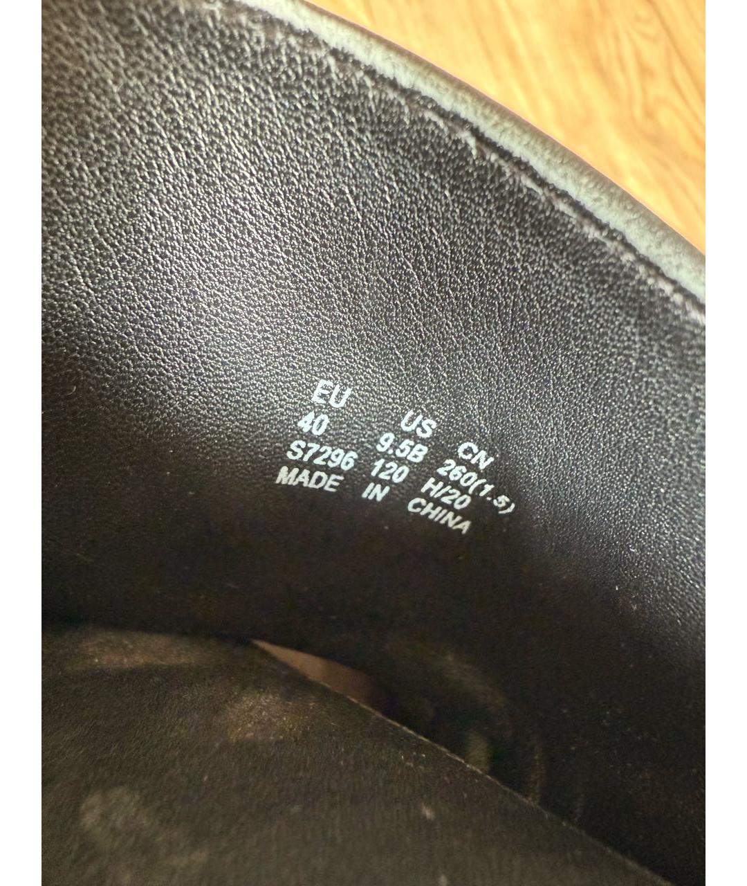STUART WEITZMAN Черные кожаные ботинки, фото 8