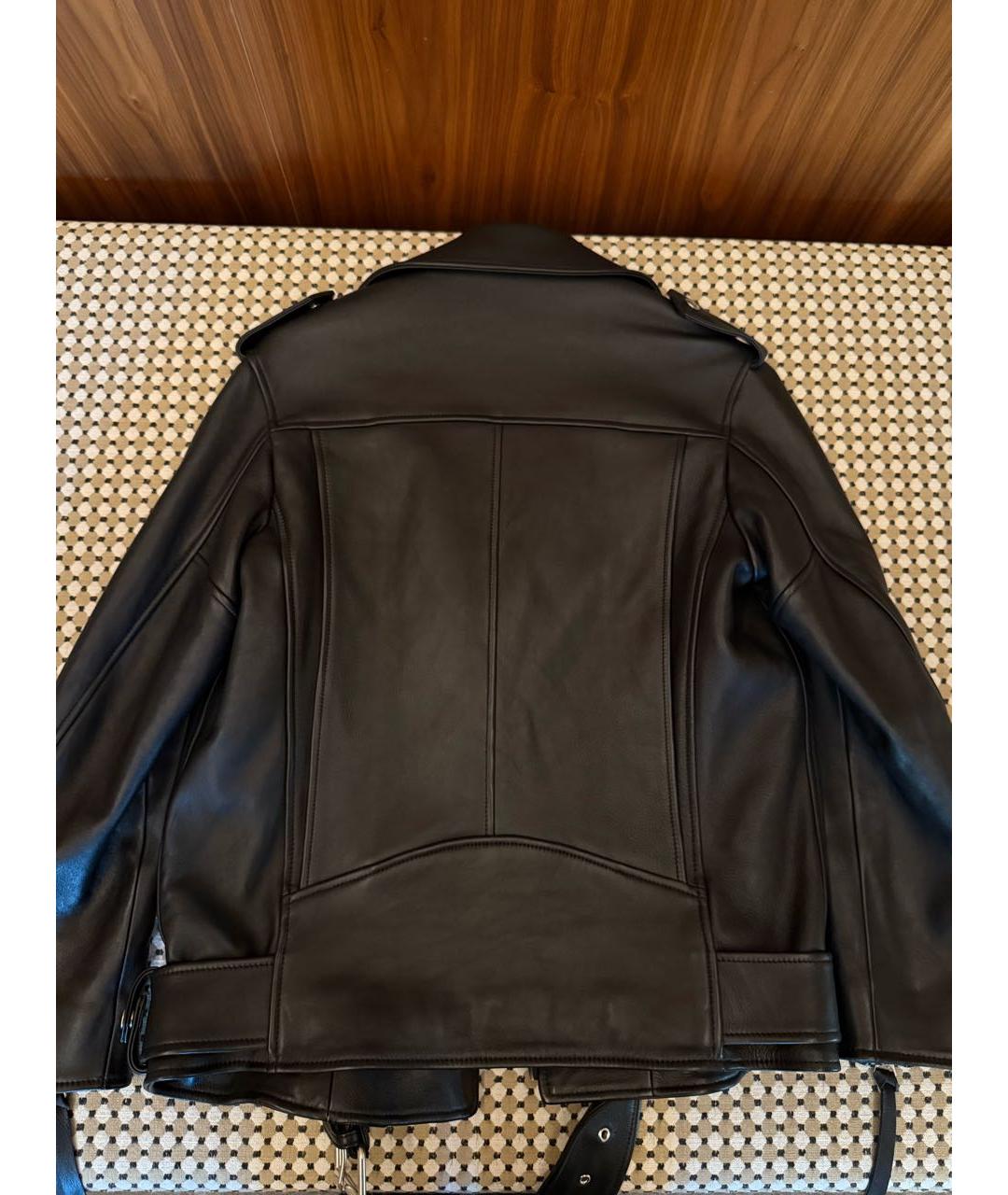 ACNE STUDIOS Черная кожаная куртка, фото 2