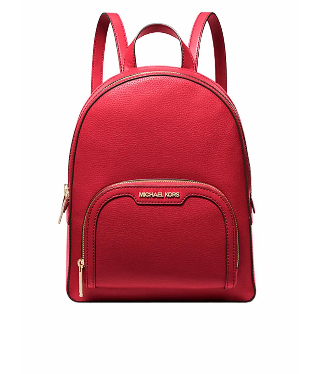 MICHAEL KORS Красный кожаный рюкзак, фото 6