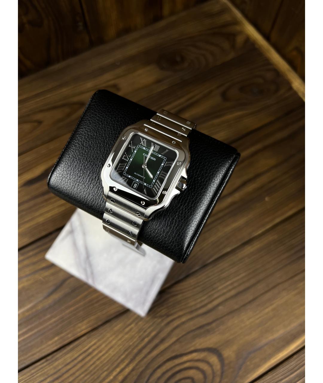 CARTIER Зеленые часы, фото 2