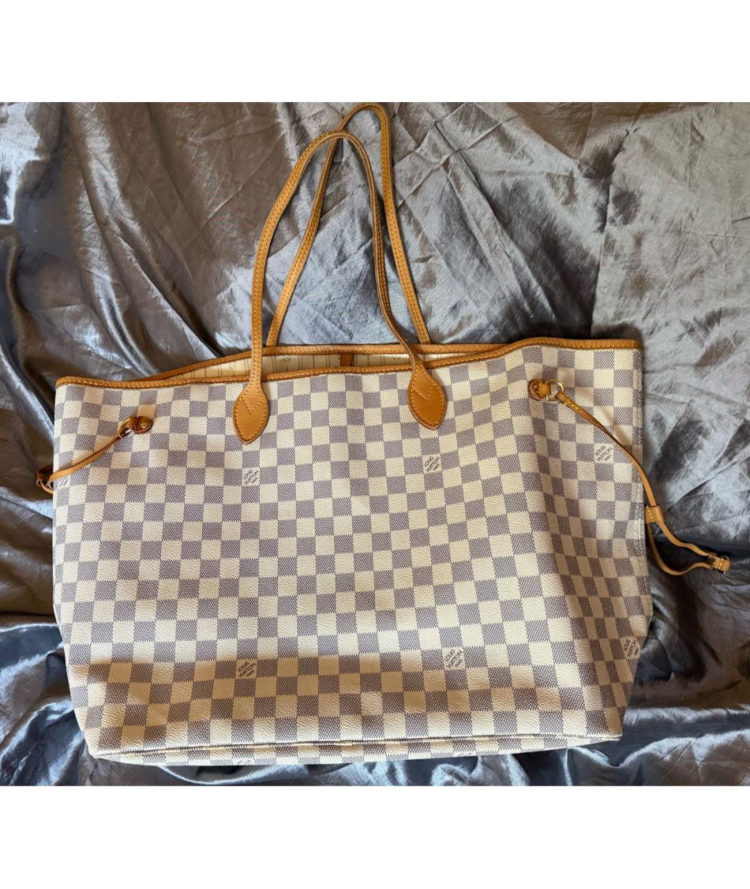 LOUIS VUITTON Бежевая сумка тоут, фото 8