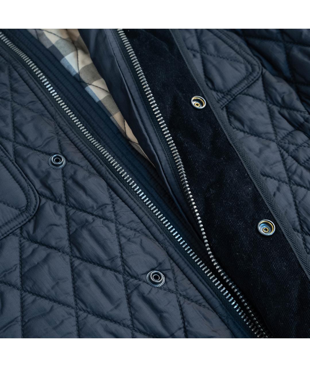 BURBERRY BRIT Темно-синяя полиамидовая куртка, фото 4