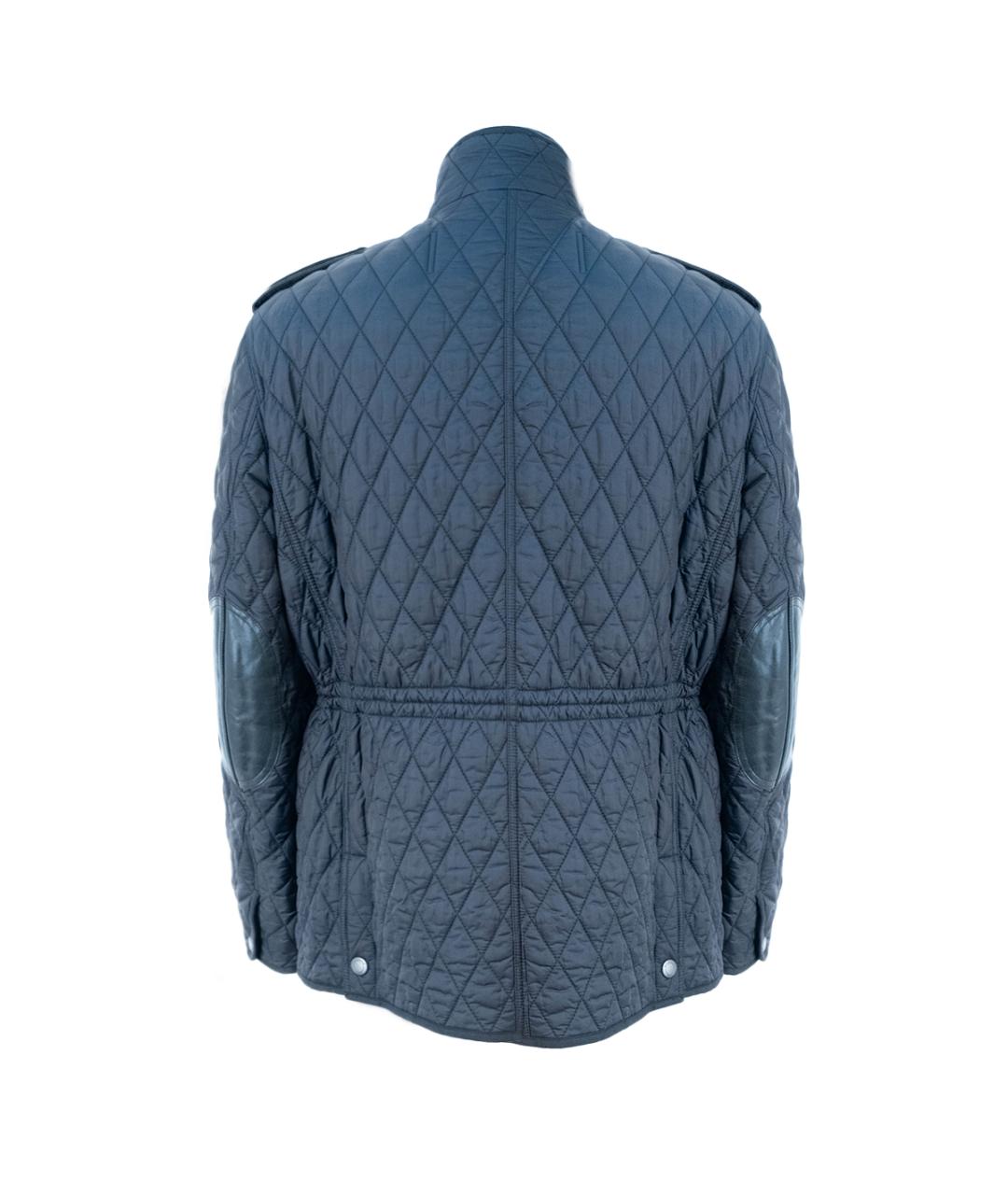 BURBERRY BRIT Темно-синяя полиамидовая куртка, фото 2