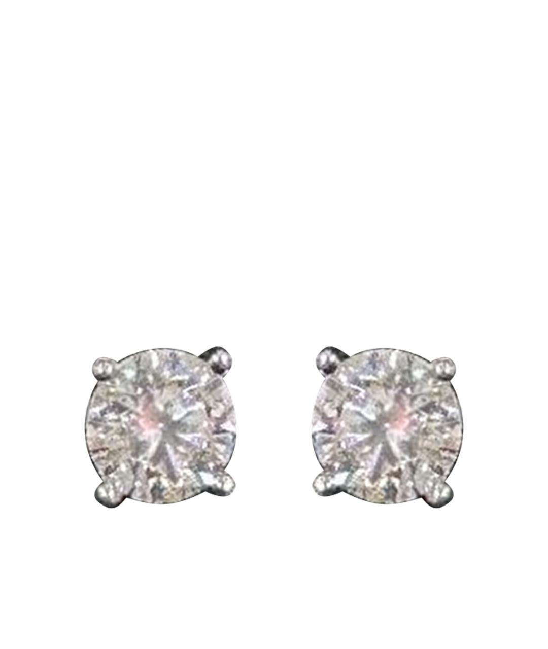 TIFFANY&CO Серебряные платиновые серьги, фото 1