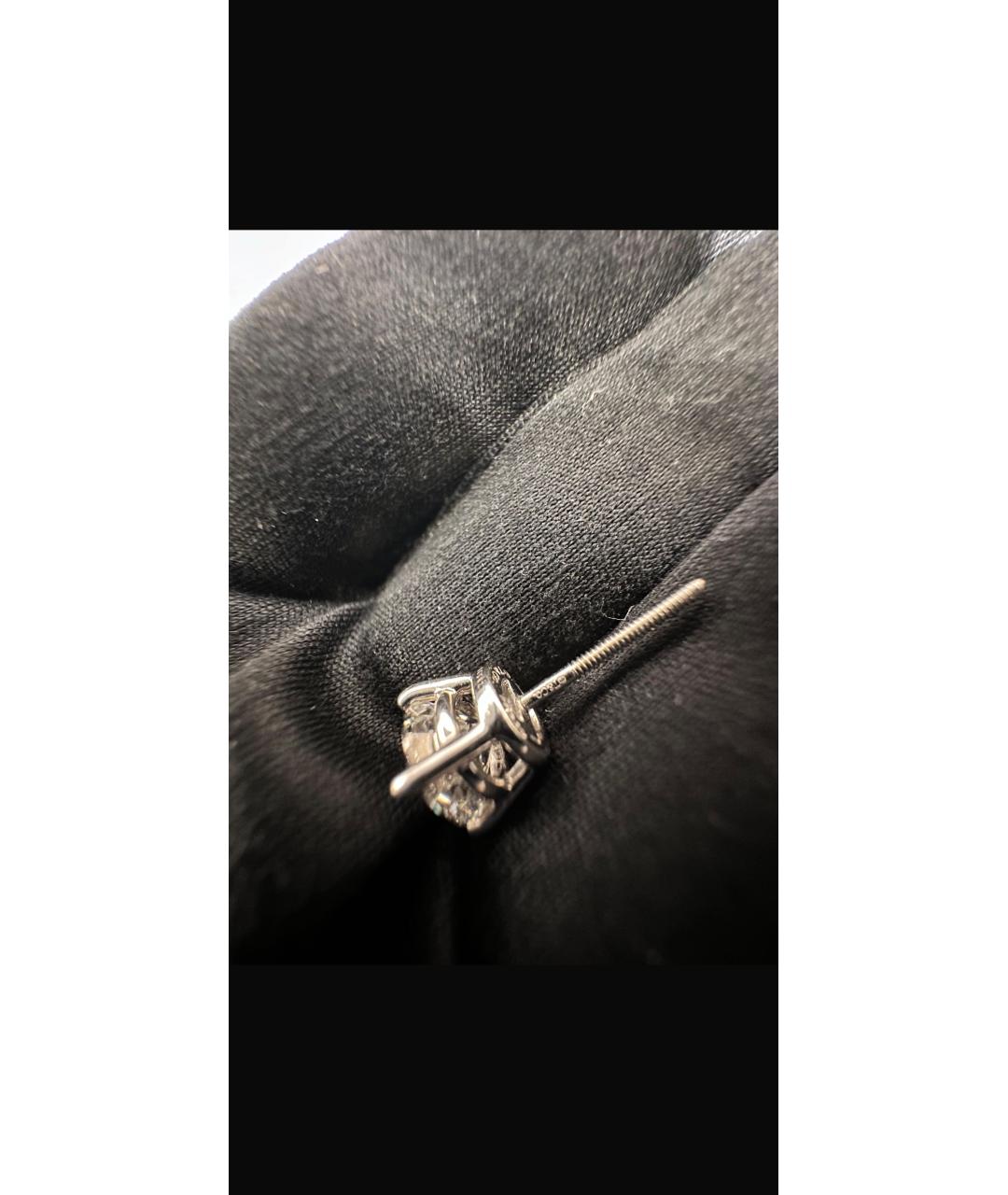 TIFFANY&CO Серебряные платиновые серьги, фото 4