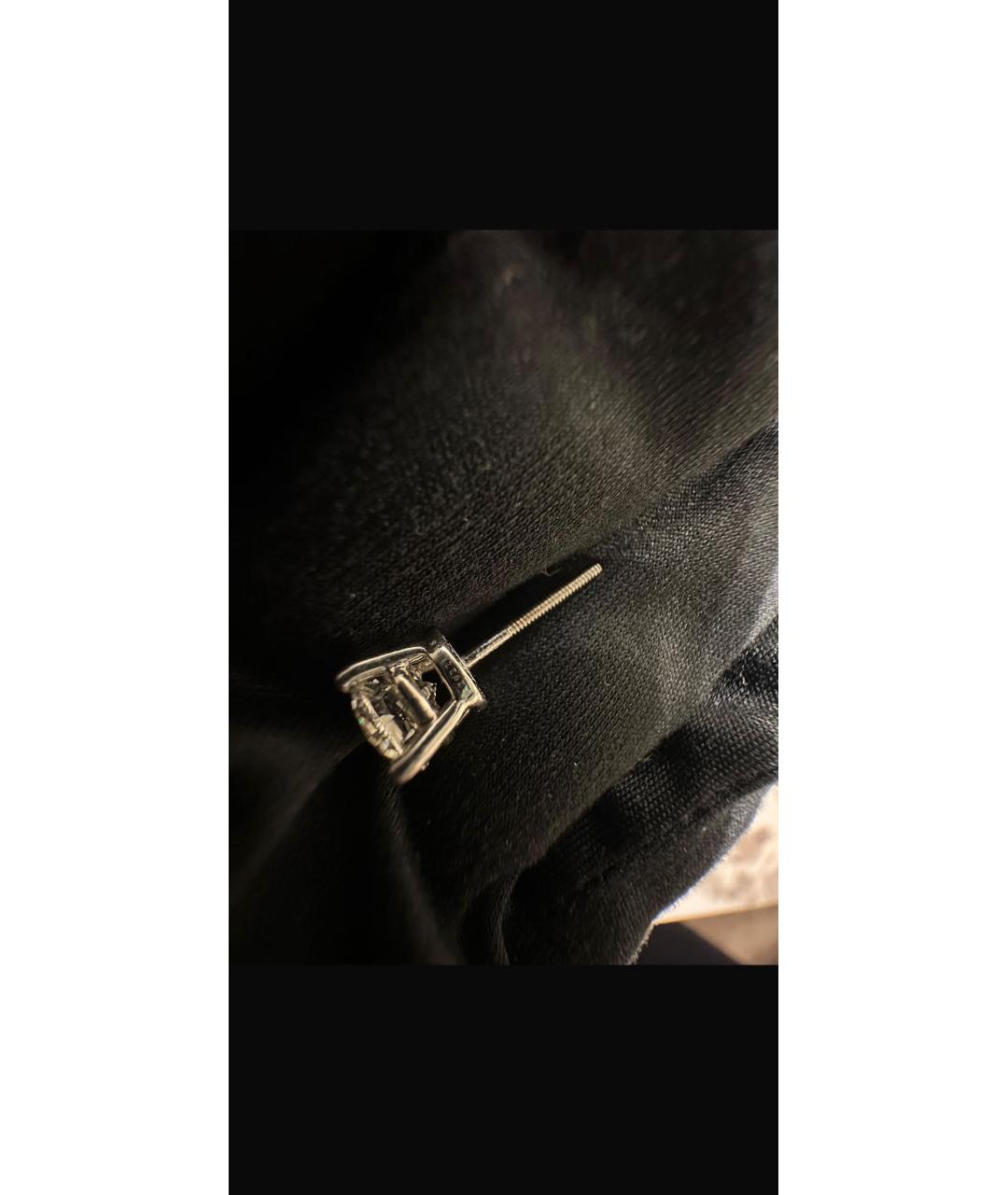 TIFFANY&CO Серебряные платиновые серьги, фото 7
