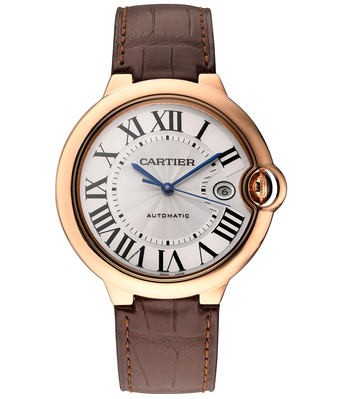 CARTIER Белые часы из розового золота, фото 1