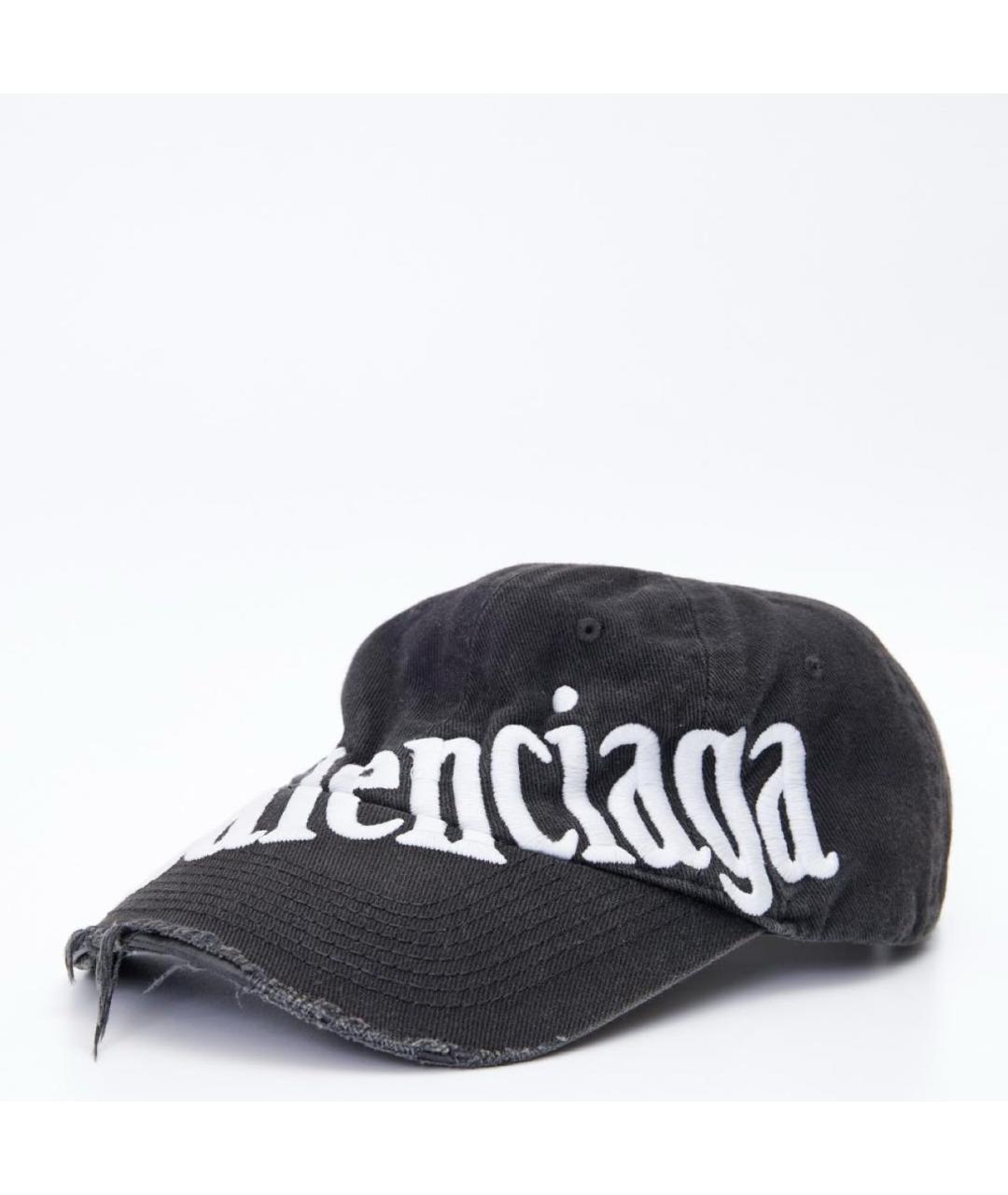 BALENCIAGA Серая льняная кепка, фото 3