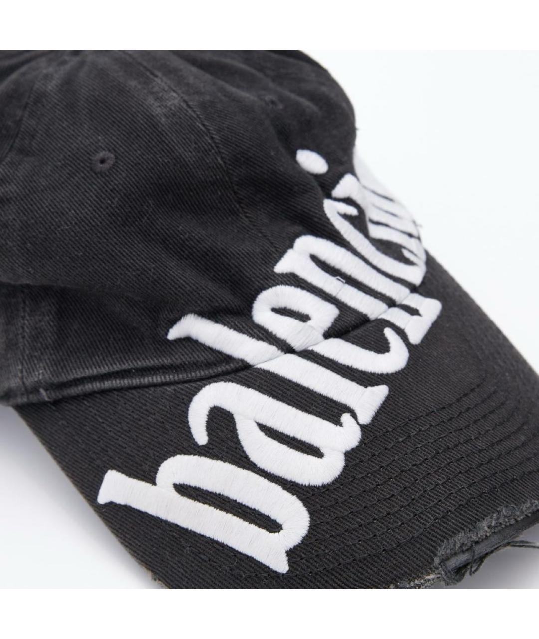 BALENCIAGA Серая льняная кепка, фото 4