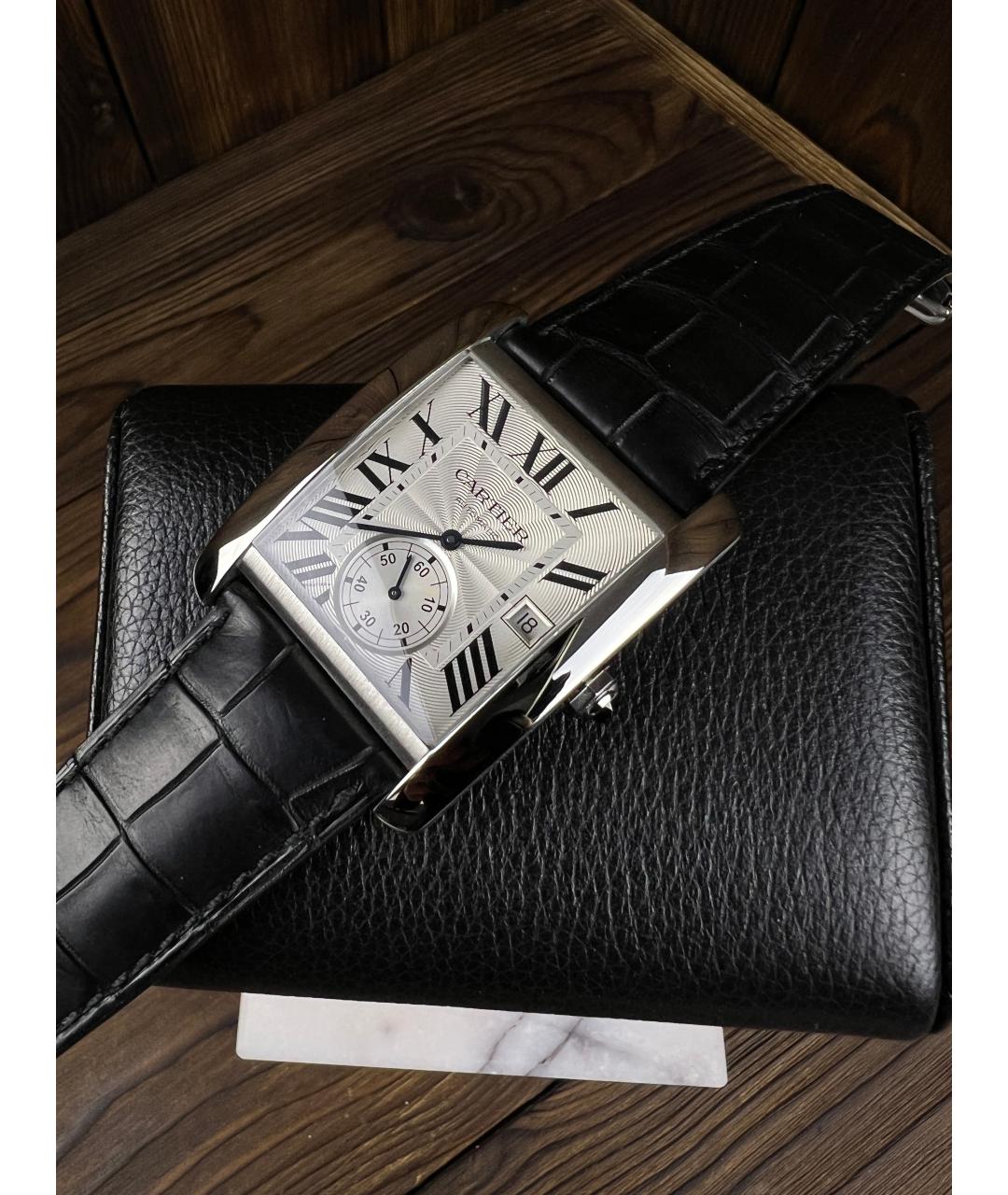CARTIER Белые часы, фото 3