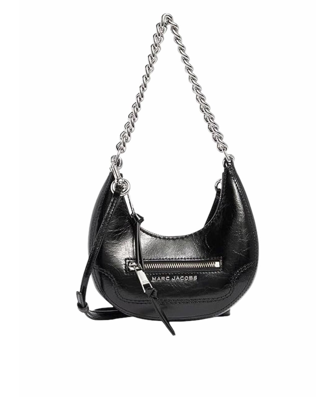 MARC JACOBS Черная кожаная сумка через плечо, фото 1