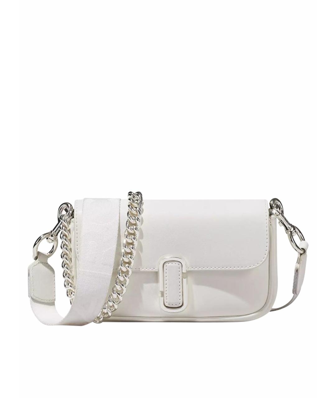 MARC JACOBS Белая кожаная сумка через плечо, фото 1