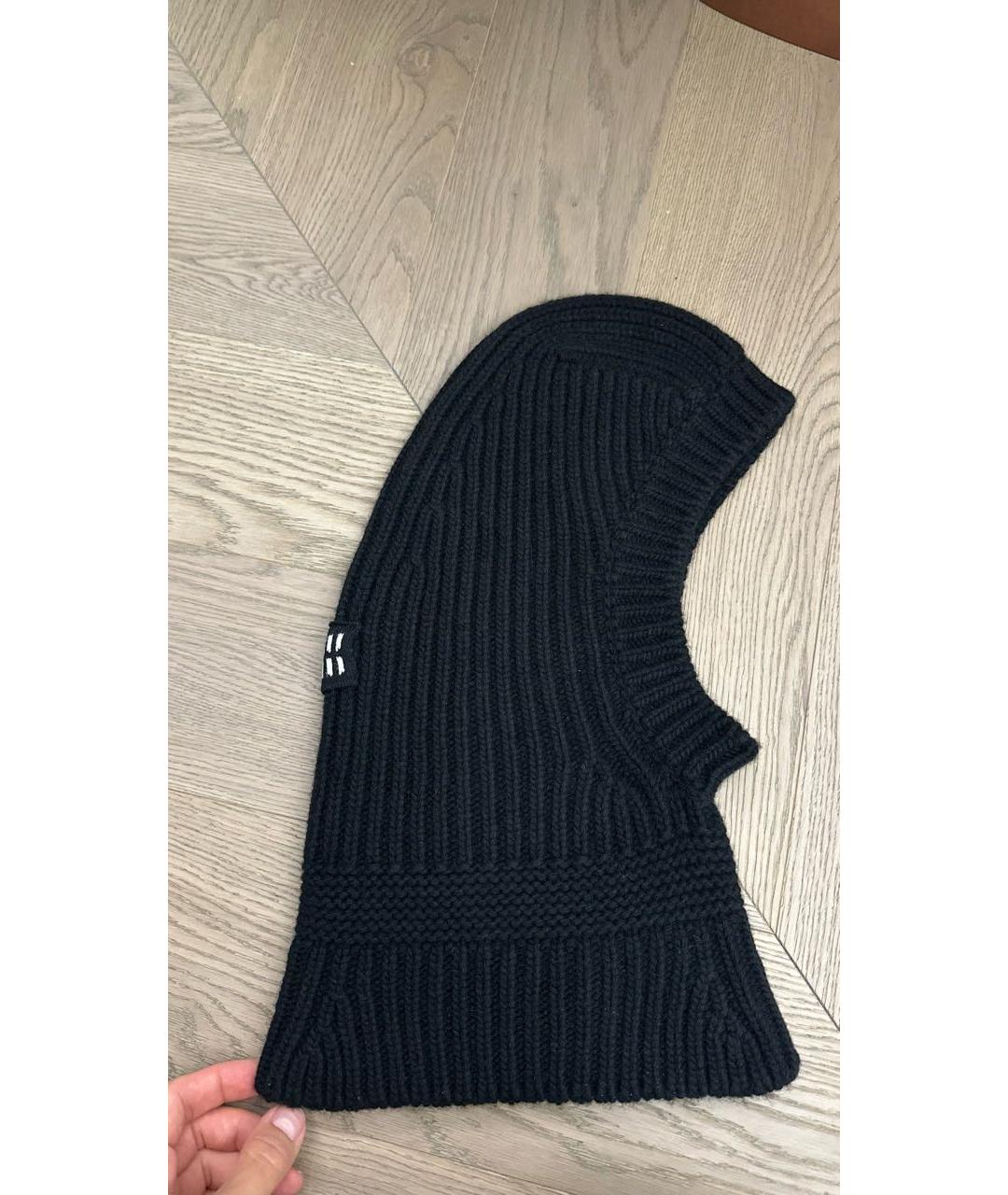 MIU MIU Черный кашемировый капюшон, фото 5