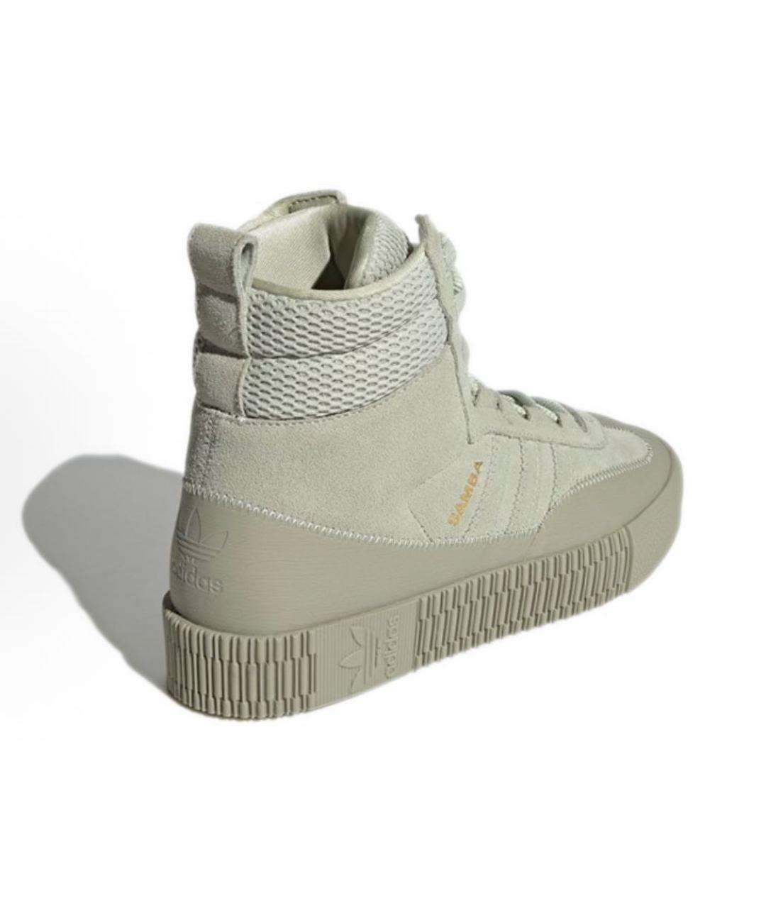 ADIDAS Зеленые высокие кроссовки / кеды, фото 4