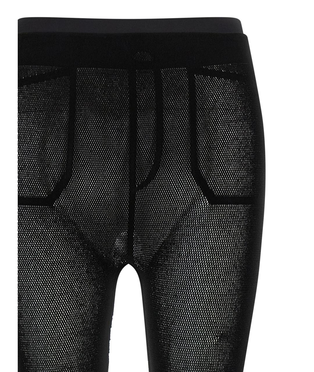 ISSEY MIYAKE Черные полиамидовые леггинсы и велосипедки, фото 3