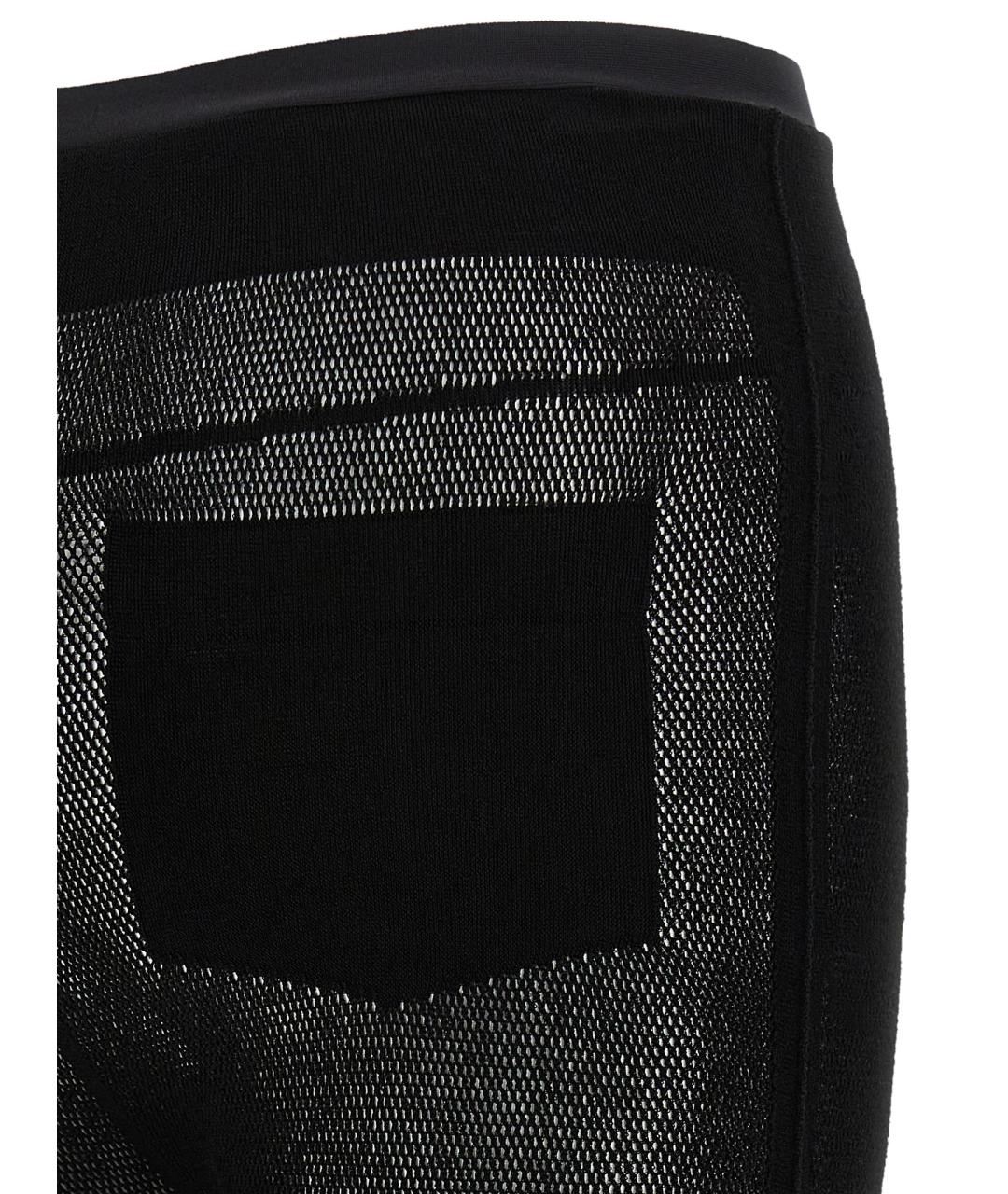 ISSEY MIYAKE Черные полиамидовые леггинсы и велосипедки, фото 4