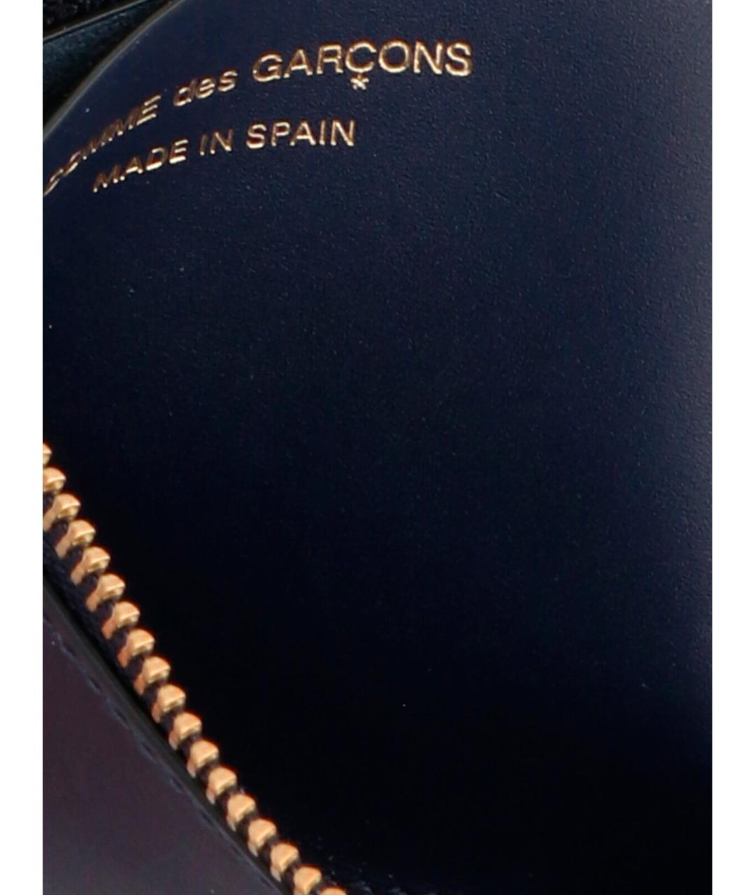 COMME DES GARÇONS WALLET Синий кожаный кошелек, фото 3