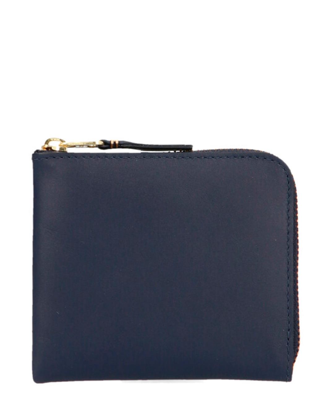 COMME DES GARÇONS WALLET Синий кожаный кошелек, фото 1