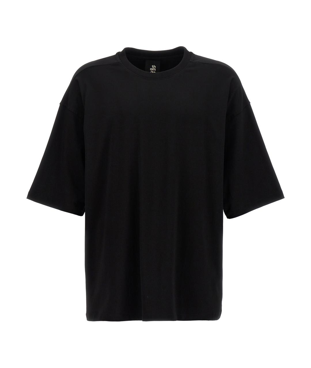THOM KROM Черная хлопковая футболка, фото 1