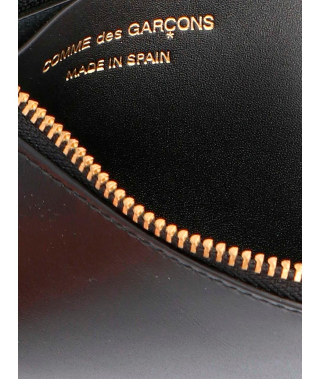 COMME DES GARÇONS WALLET Черный кожаный кошелек, фото 3