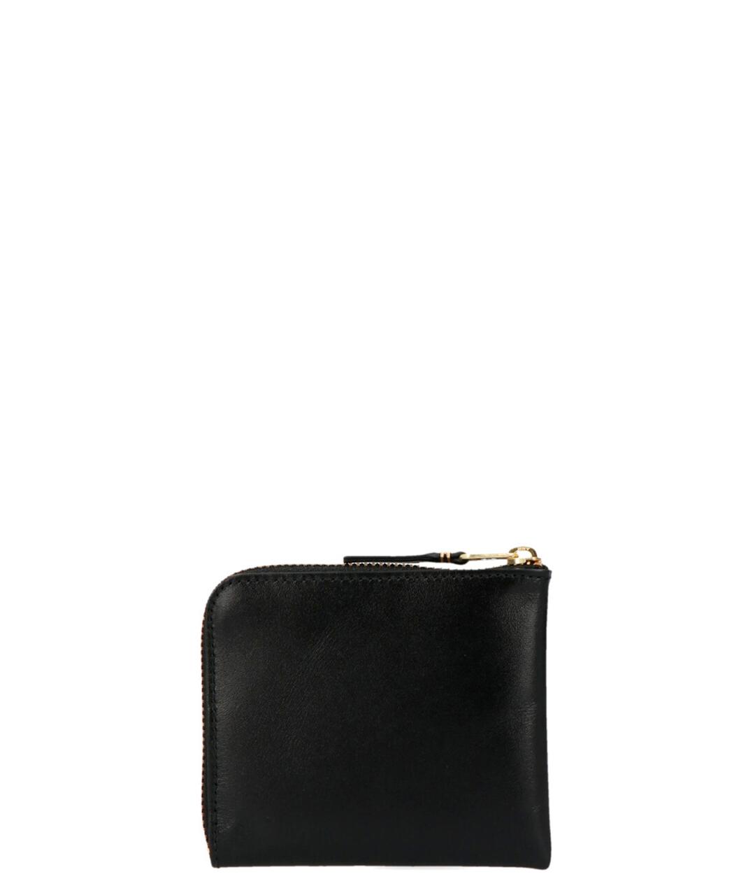 COMME DES GARÇONS WALLET Черный кожаный кошелек, фото 2