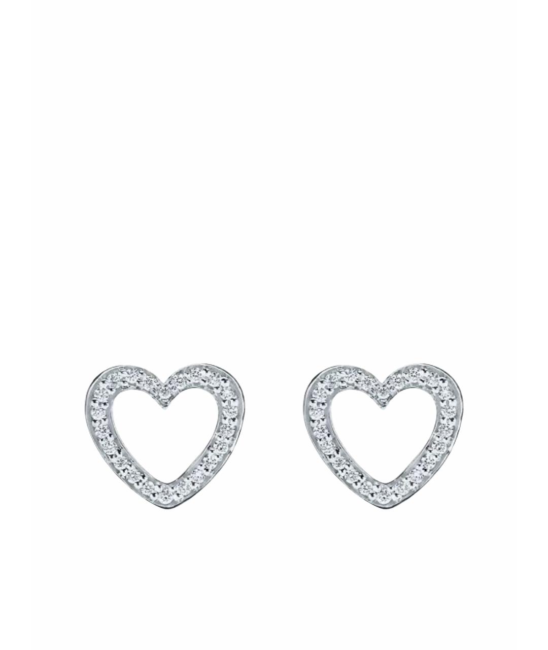 TIFFANY&CO Серебряные платиновые серьги, фото 1