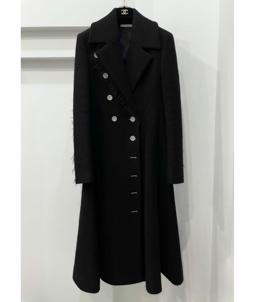 CELINE Черное шерстяное пальто, фото 3