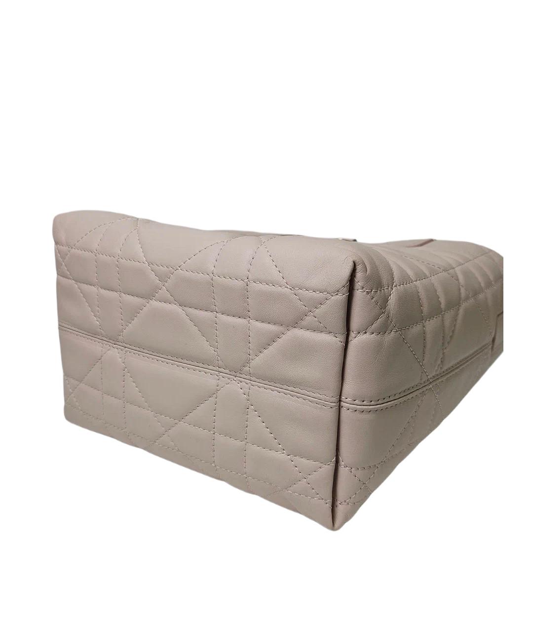 CHRISTIAN DIOR Розовая кожаная сумка через плечо, фото 8