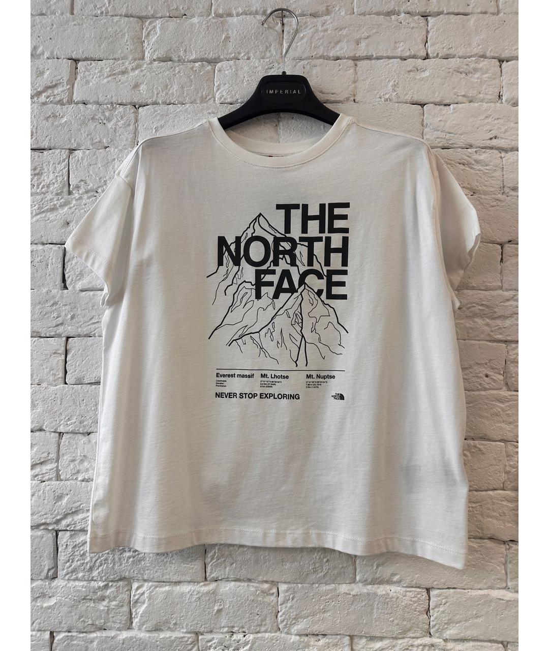 THE NORTH FACE Белая хлопковая футболка, фото 9