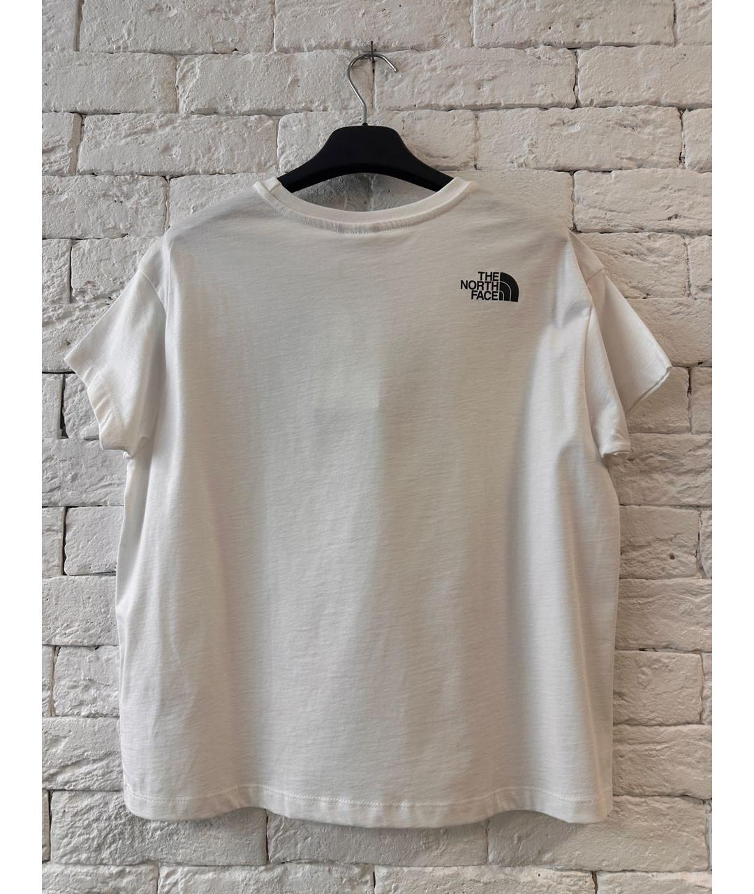THE NORTH FACE Белая хлопковая футболка, фото 2
