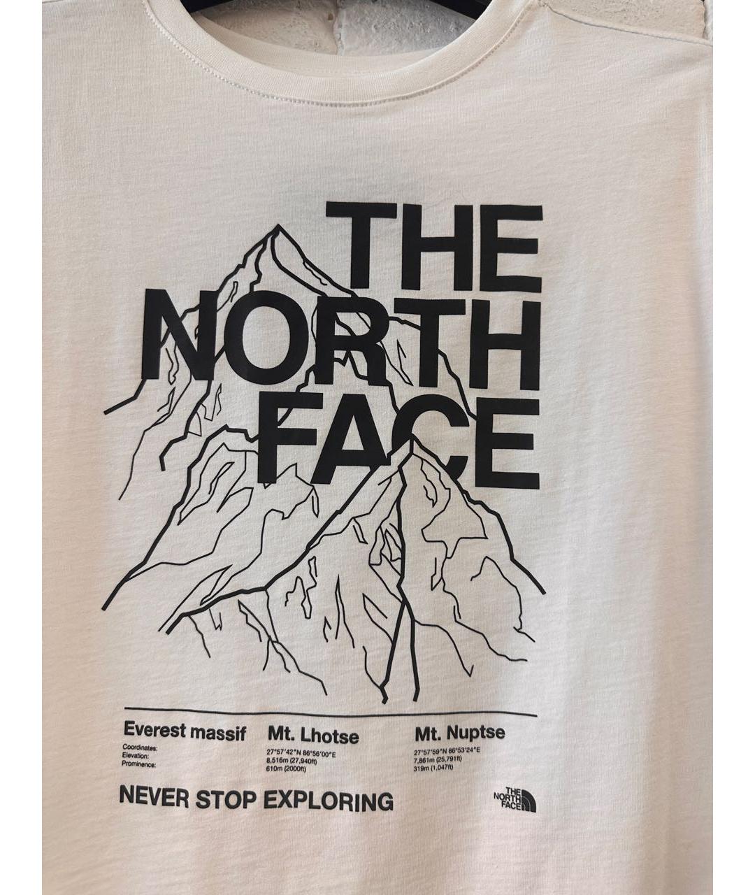 THE NORTH FACE Белая хлопковая футболка, фото 8