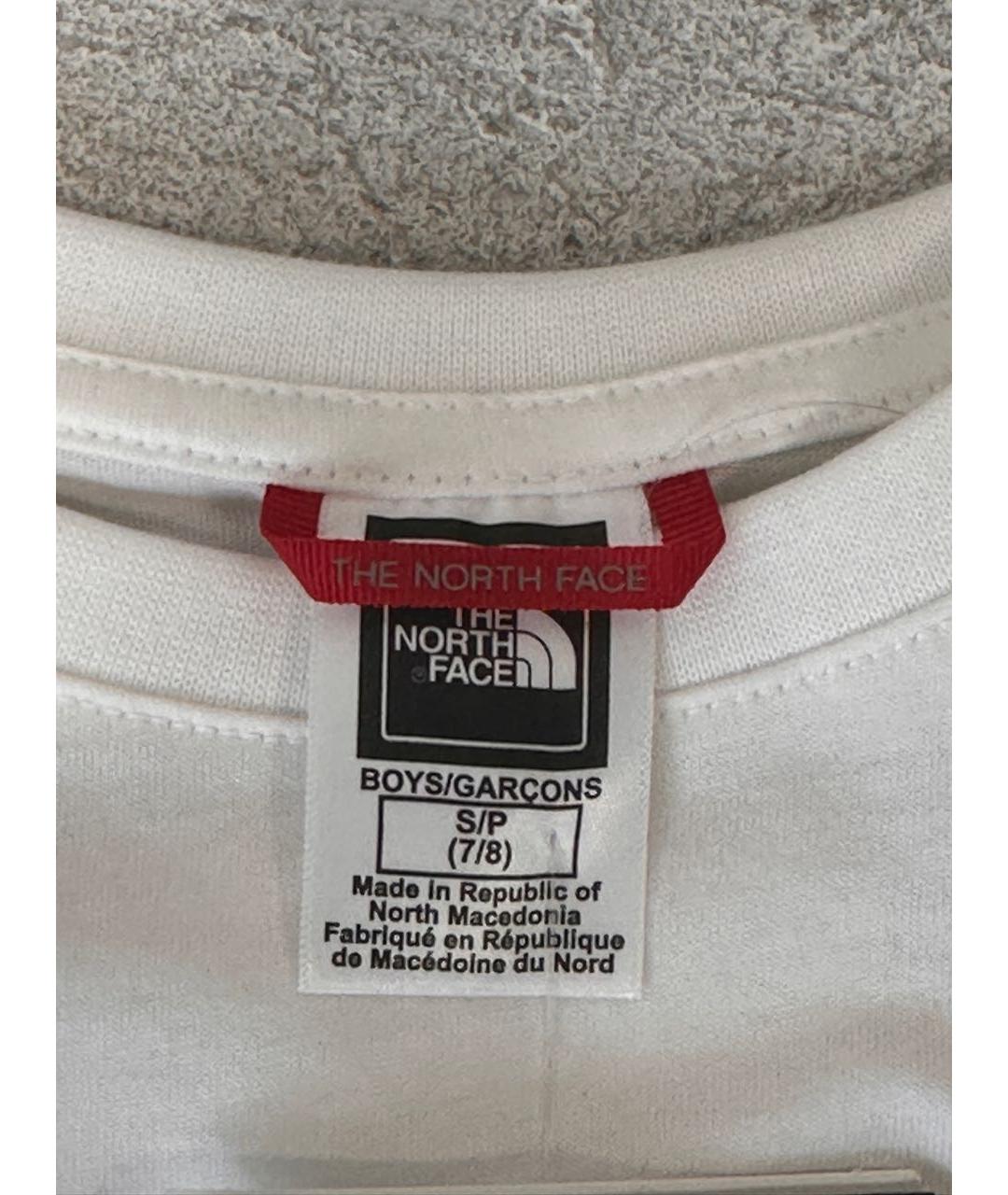 THE NORTH FACE Белая хлопковая футболка, фото 4