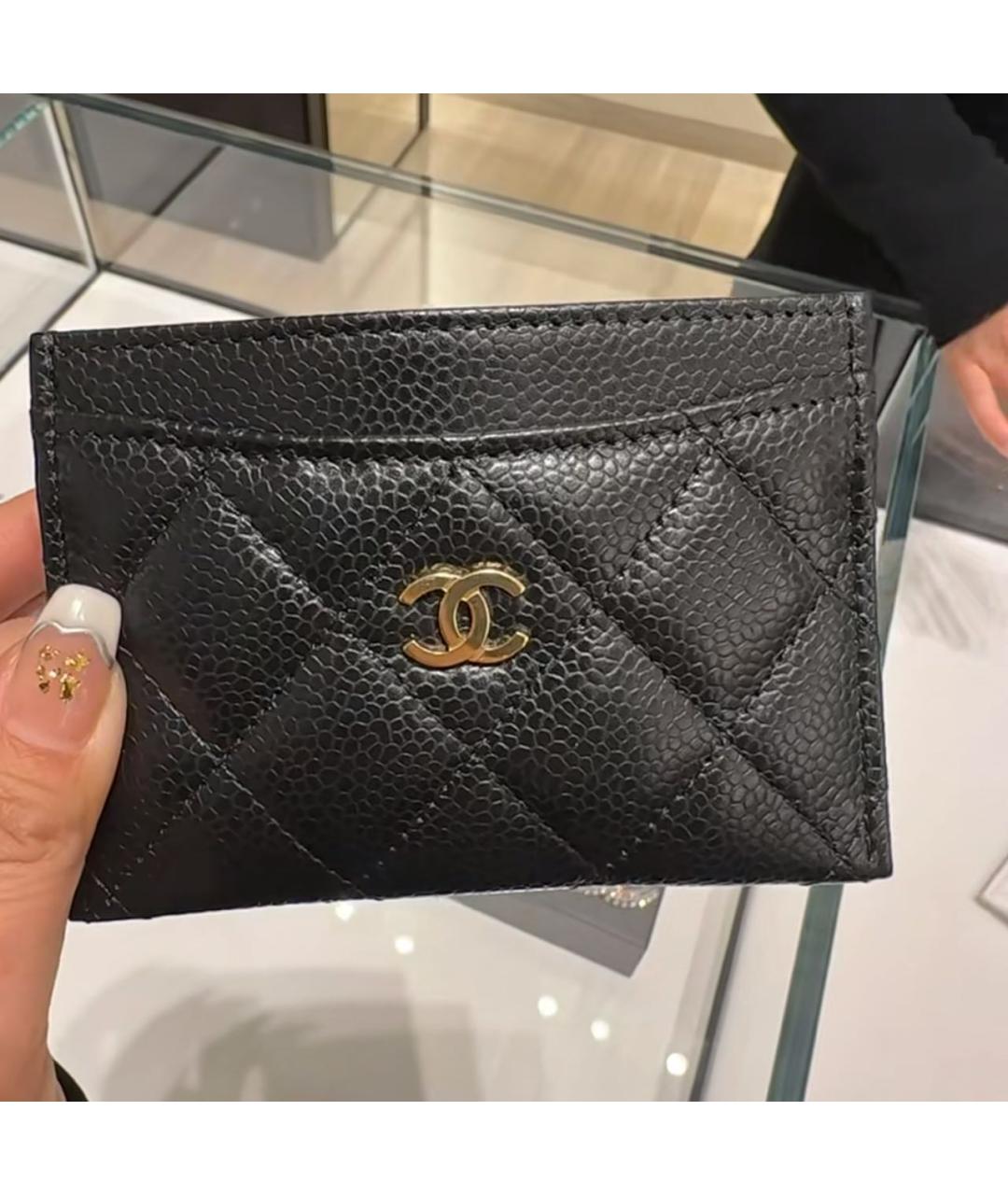 CHANEL Черный кардхолдер, фото 5