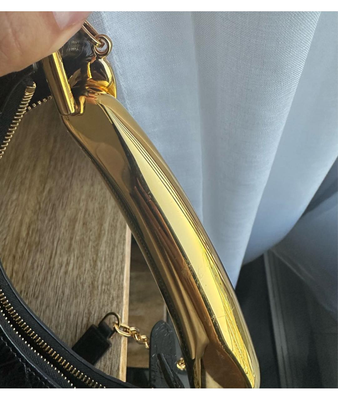 TOM FORD Черная кожаная сумка с короткими ручками, фото 5