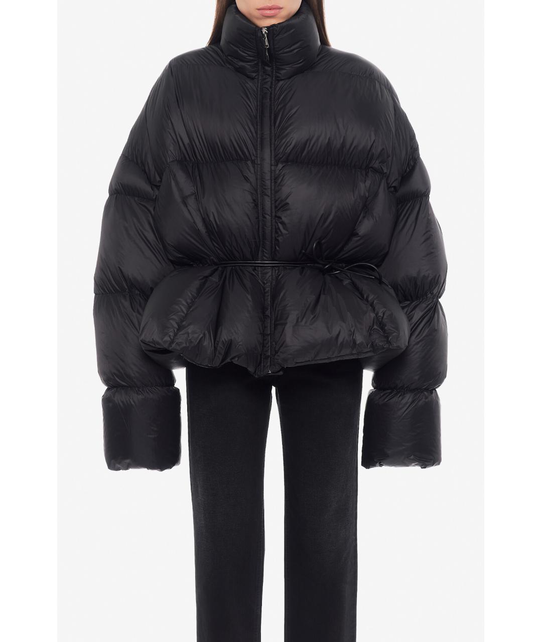 RICK OWENS Черный пуховик, фото 2