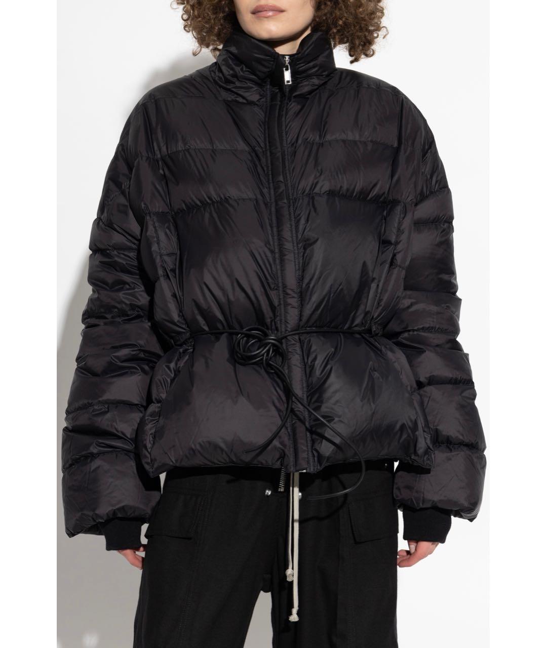 RICK OWENS Черный пуховик, фото 5