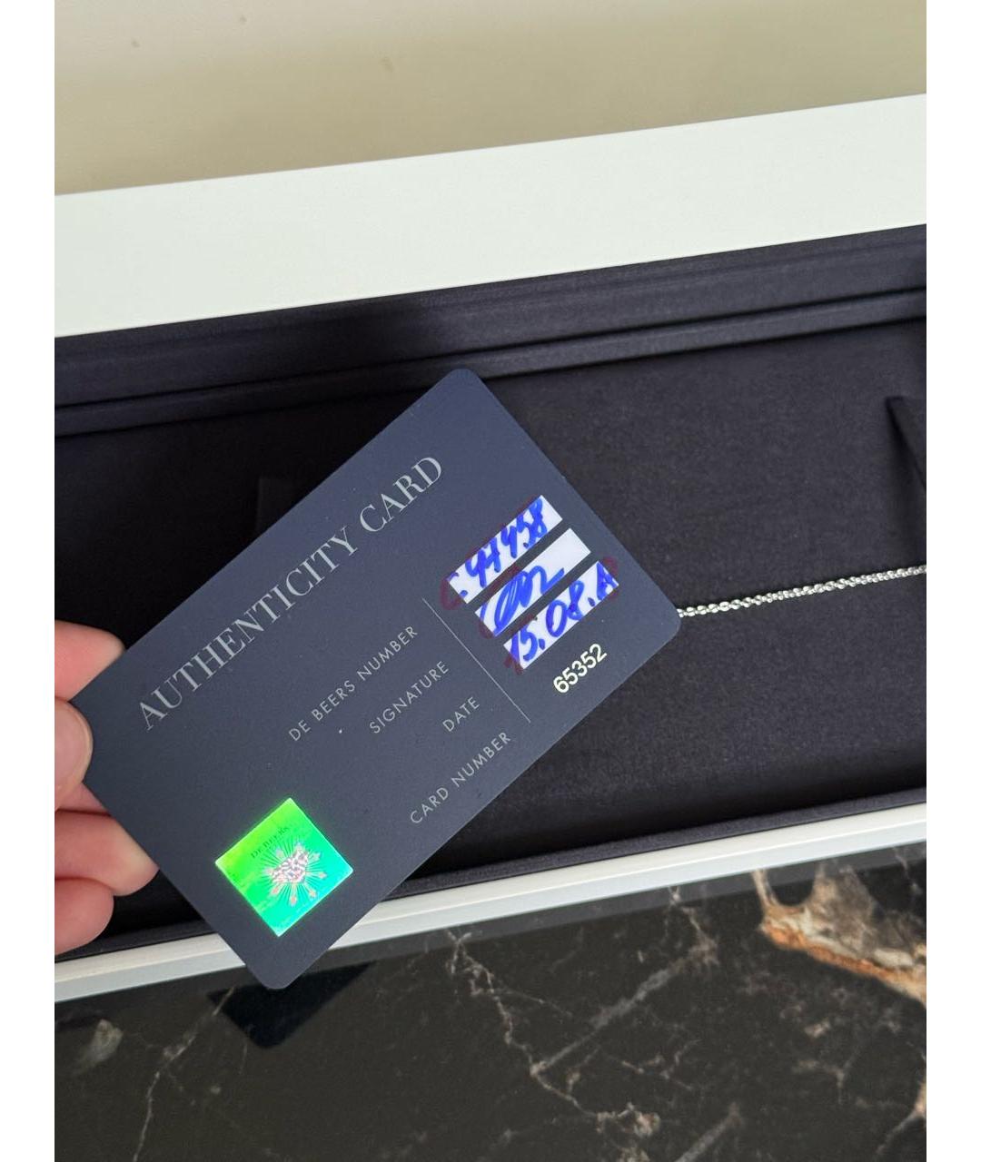 DE BEERS Серебрянный браслет из белого золота, фото 7