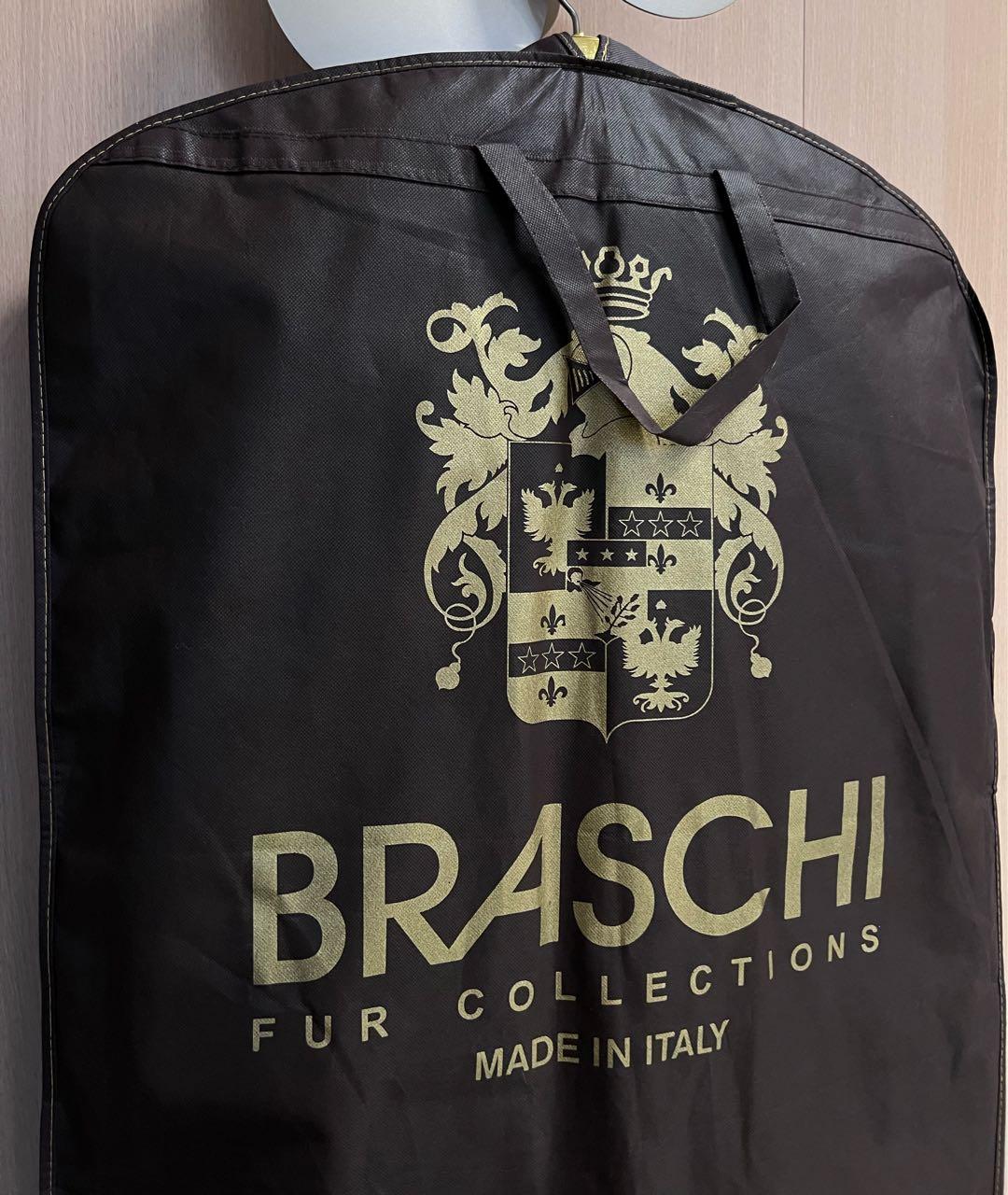 BRASCHI Коричневая меховая шуба, фото 5